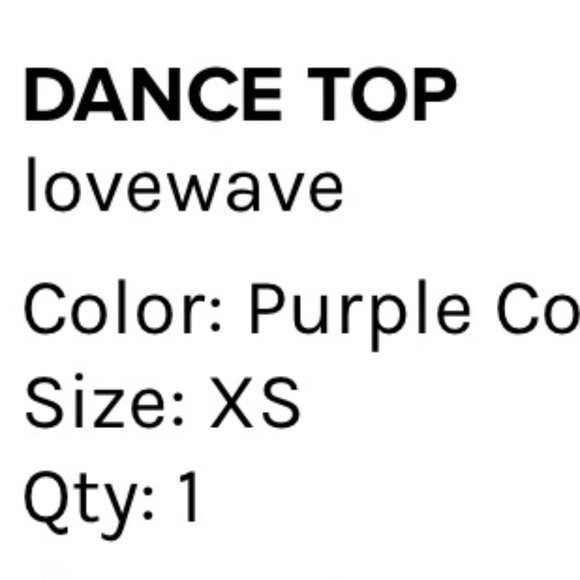 LOVEWAVE Dance Purple Colorblock Two-Piece - Picture 3 of 12